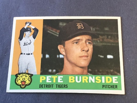 #261 PETER BURNSIDE 1960 Topps Baseball Card