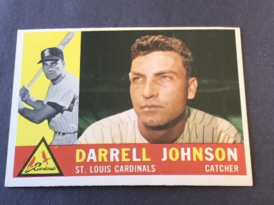 #263 DARRELL JOHNSON 1960 Topps Baseball Card