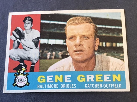 #269 GENE GREEN 1960 Topps Baseball Card