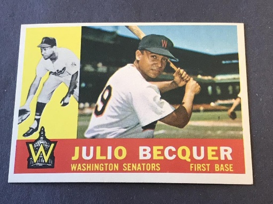 #271 JULIO BECQUER 1960 Topps Baseball Card