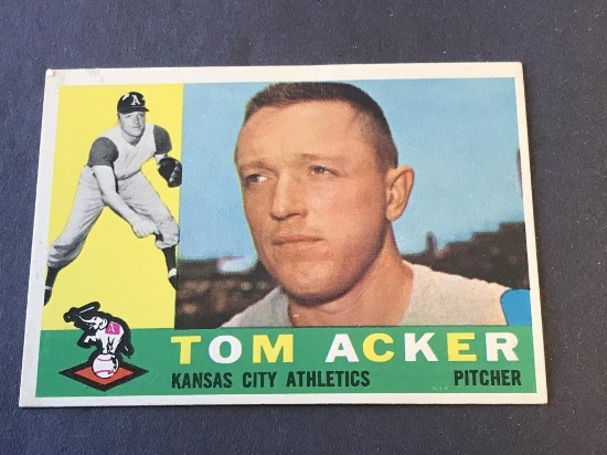 #274 TOM ACKER 1960 Topps Baseball Card