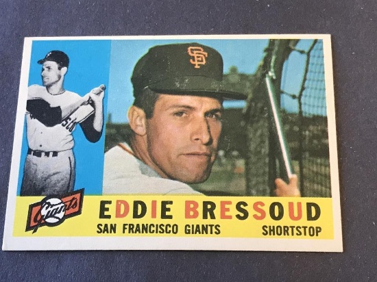 #253 EDDIE BRESSOUD 1960 Topps Baseball Card