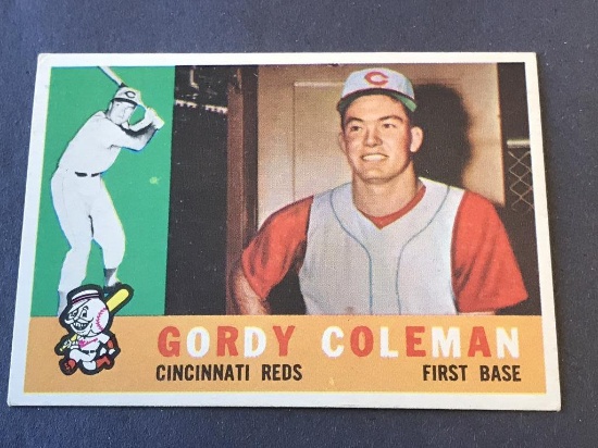 #257 GORDY COLEMAN 1960 Topps Baseball Card