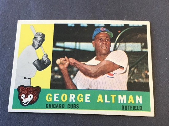 #259 GEORGE ALTMAN 1960 Topps Baseball Card
