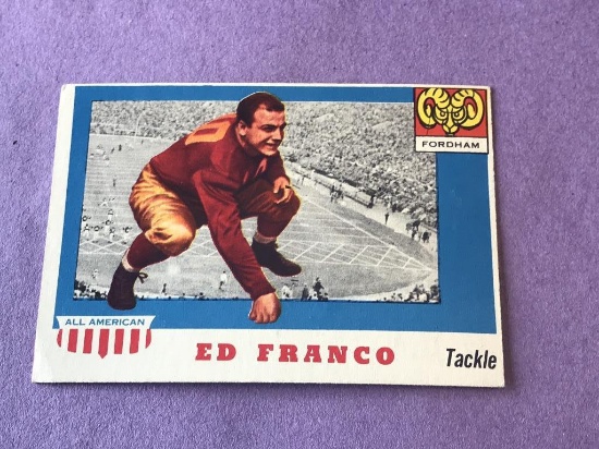 #58 ED FRANCO 1955 Topps All American