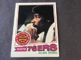 Julius Erving 1977-78 Topps #100 - 76ers HoF