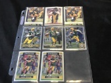 AARON RODGERS Lot of 8 Football Cards w/ 3 Rookies