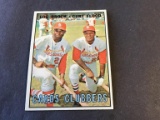 1967 Topps #63 LOU BROCK-CURT FLOOD Baseball Card