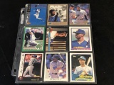 KEN GRIFFEY JR Lot of 9 Baseball Cards