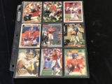 JOHN ELWAY Lot of 9 Football Cards