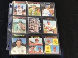 1971 Topps Baseball Cards Lot of 9 Stars & HOF