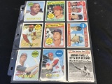 1969 Topps Baseball Cards Lot of 9 Stars & HOF