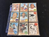 1968 Topps Baseball Cards Lot of 9 Stars & HOF