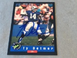 TY DETMER Autograph Signed Rookie Card Utah BYU