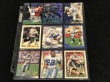 EMMITT SMITH Lot of 9 Football Cards with Rookie
