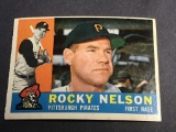 #157 ROCKY NELSON 1960 Topps Baseball Card