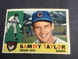 #162 SAMMY TAYLOR 1960 Topps Baseball Card