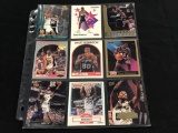 DAVID ROBINSON Lot of 9 Basketball Cards with RC