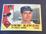 #191 JOHNNY KLIPPSTEIN 1960 Topps Baseball Card