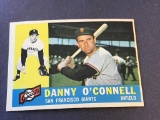 #192 DANNY O'CONNELL 1960 Topps Baseball Card-Nice