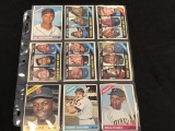 1966 Topps Baseball Cards Lot of 9 Stars & HOF