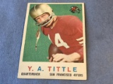 YA TITTLE 1959 Topps Football Card #130