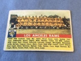 1956 TOPPS #114 LOS ANGELES RAMS TEAM CARD
