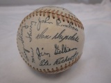 1963 Los Angeles Dodgers Signed Baseball 28 Sigs