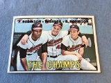 1967 Topps THE CHAMPS Baseball Card #1