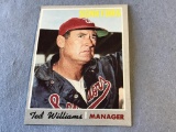 1970 Topps TED WILLIAMS  Baseball Card #211