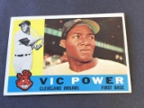 #75 VIC POWER 1960 Topps Baseball Card