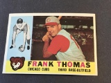 #95 FRANK THOMAS 1960 Topps Baseball Card
