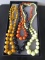 Tray Lot of Vintage Beaded Necklaces