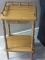 Vintage End Table with Drawer & Bottom Shelf