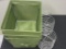 Lot of 3 Nylon Storage Baskets & 2 Metal Canisters