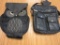 Lot of 2 Black Vinyl Bags