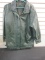 Genuine Green Leather Mans Medium Jacket