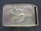 Pony Express Metal Belt Buckle