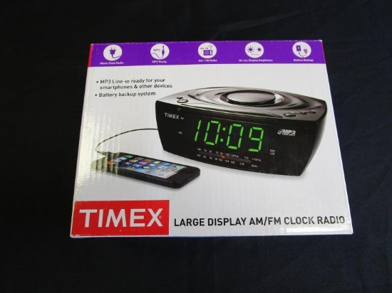 Timex Large Display AM/FM Clock Radio