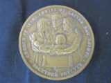 LDS Washington Temple Gold Tone Medal