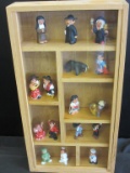 Shadow Box with 16 Miniature Characters