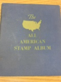 Vintage 1958 All American Stamp Album