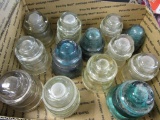 Lot of 13 Vintage Wire Insulators