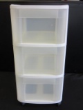 3 Drawer Plastic Storage Container