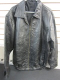 Genuine Black Leather XXL Man's Jacket