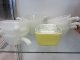 Lot of 9 Anchor Hocking Bowls & 1 Pyrex Dish