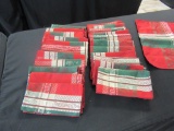 Lot of 24 Christmas Napkins 18 X 18 Inches