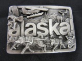 Alaska Heavy Metal Belt Buckle