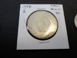 1948o/M 5 Peso 30g Silver Coin