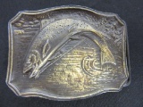 Tiffany Studio New York Fish Metal Belt Buckle